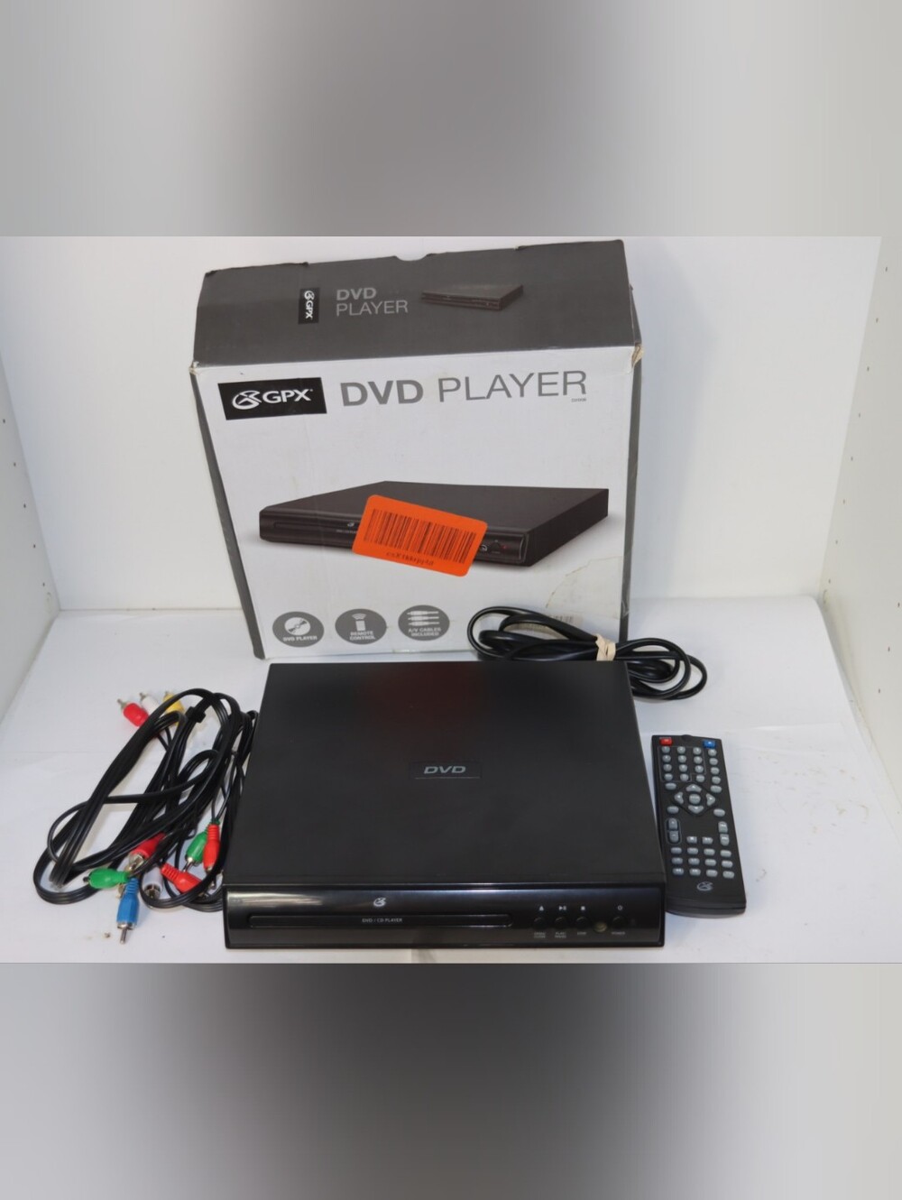 GPX DVD Player D200B With Remote